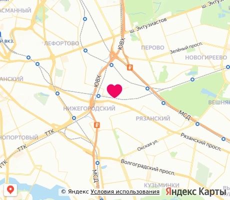 На карте