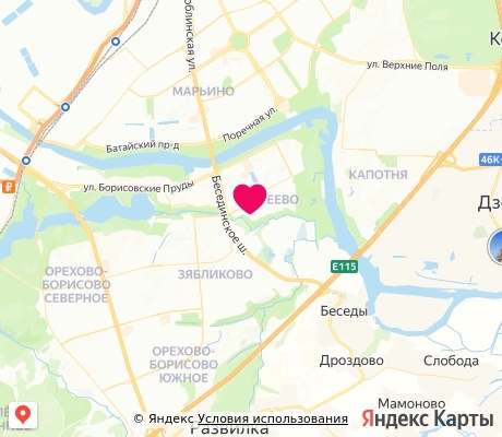 На карте