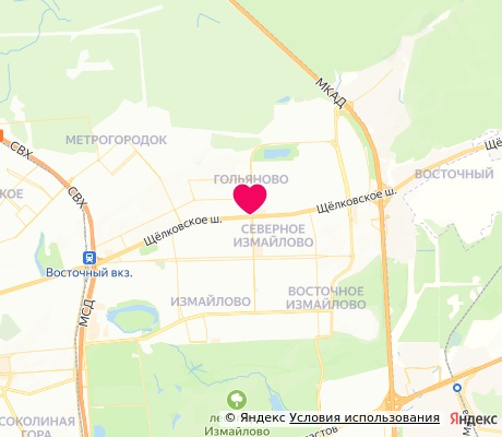 На карте