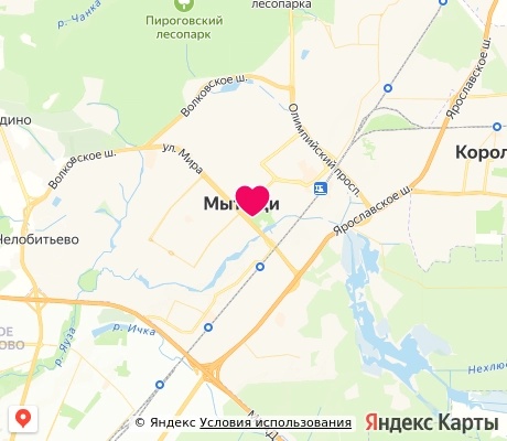 На карте
