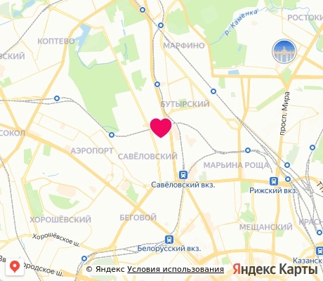 На карте