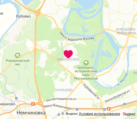 На карте