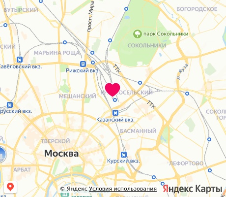 На карте