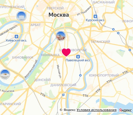 На карте