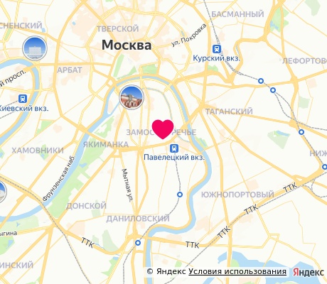 На карте