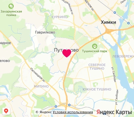 На карте