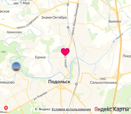 На карте