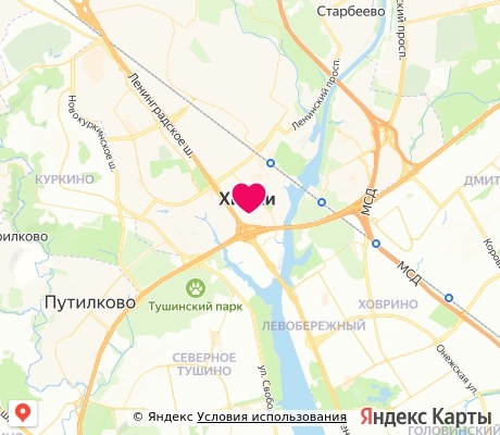 На карте
