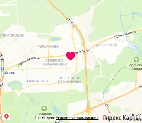 На карте