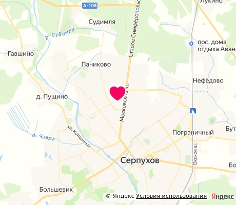 На карте