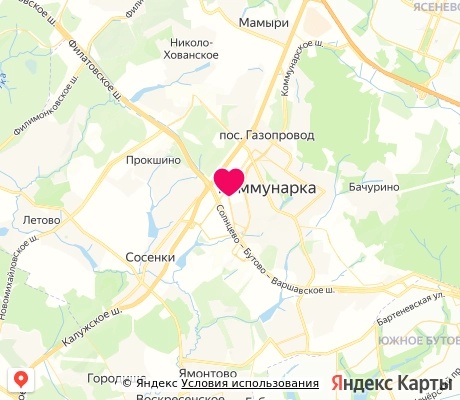На карте
