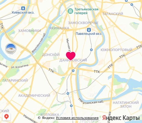 На карте
