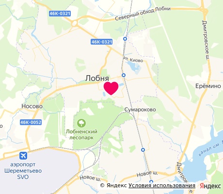На карте