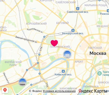 На карте