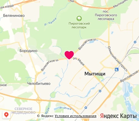 На карте