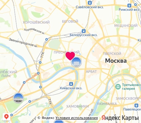 На карте