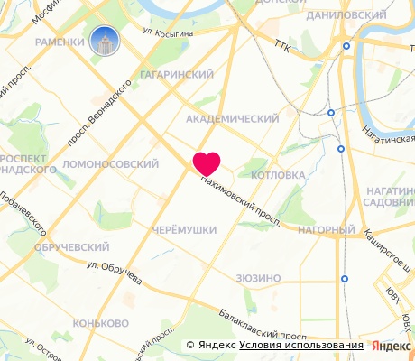 На карте