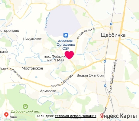 На карте