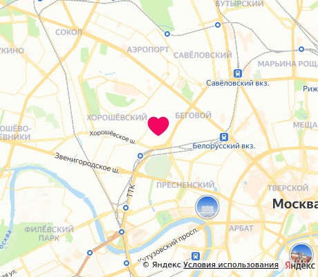 На карте