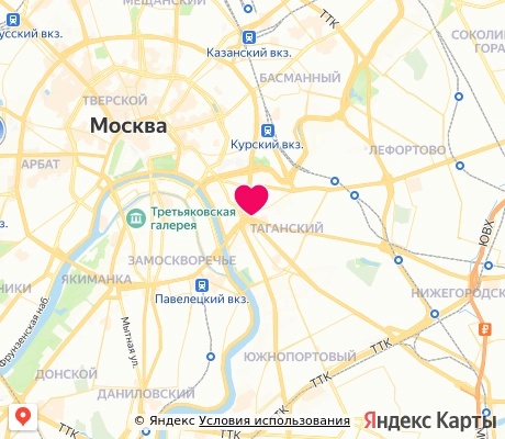На карте