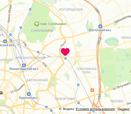 На карте