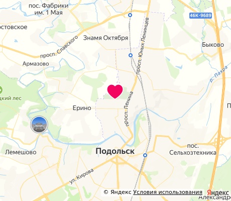 На карте