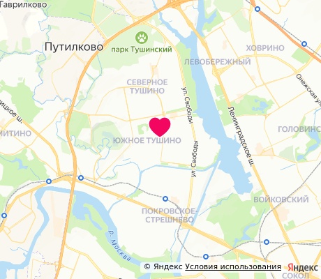 На карте