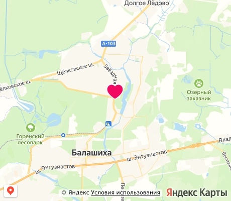 На карте