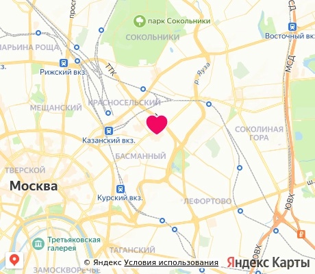 На карте