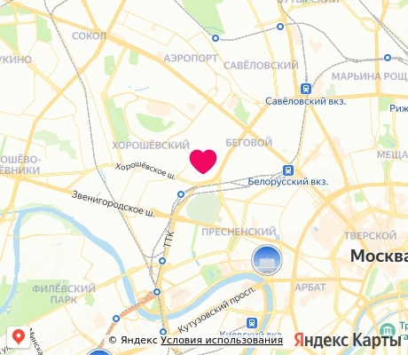 На карте