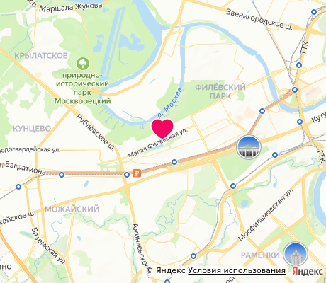 На карте