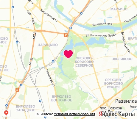 На карте