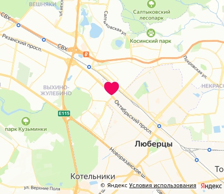 На карте