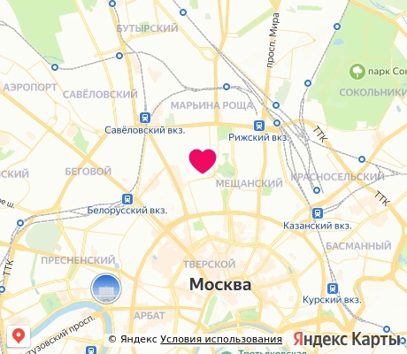 На карте