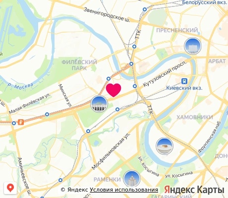 На карте