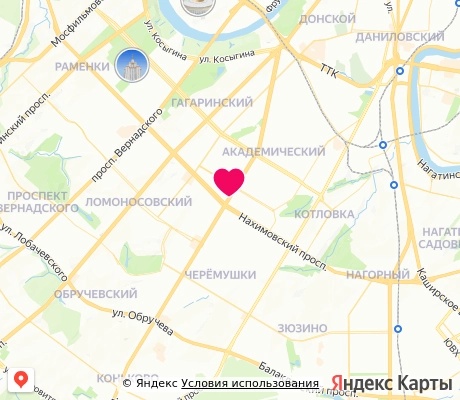 На карте