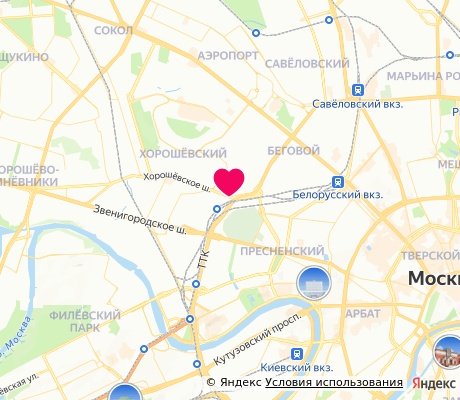 На карте