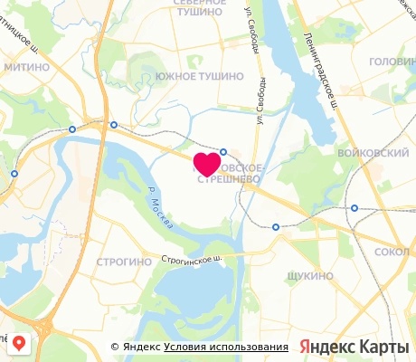 На карте