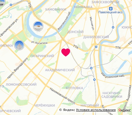 На карте