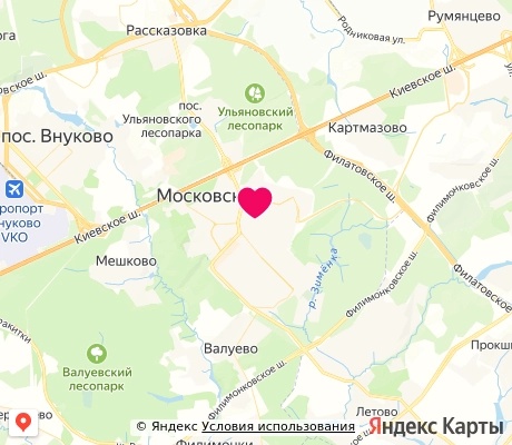 На карте