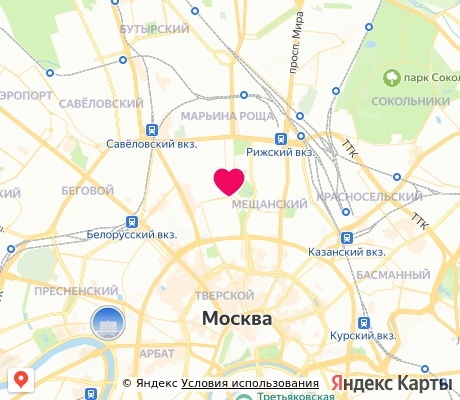 На карте