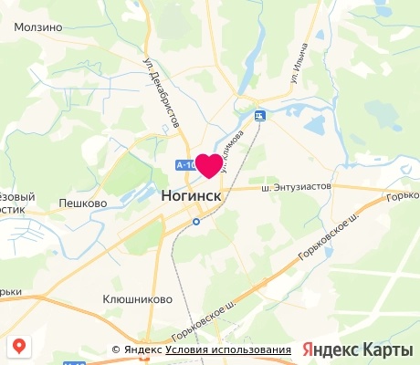 На карте