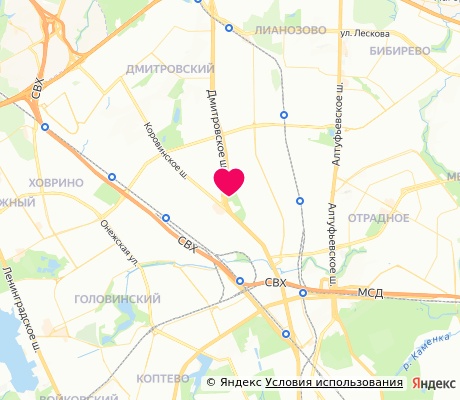 На карте
