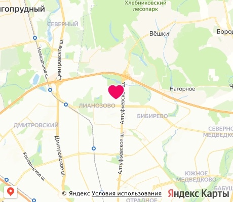 На карте