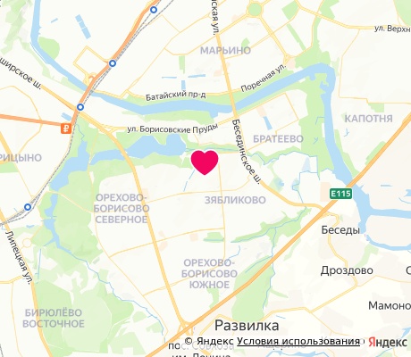 На карте