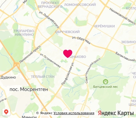 На карте