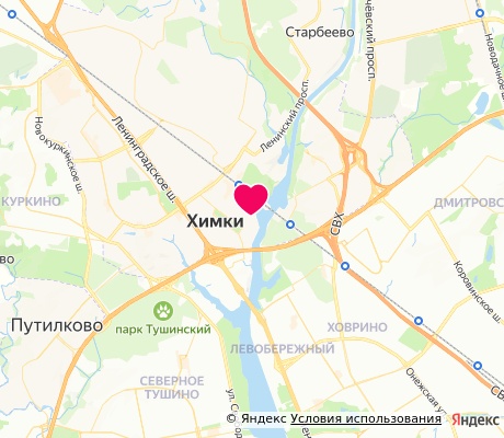 На карте