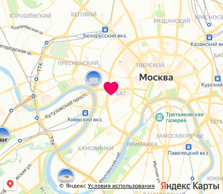 На карте