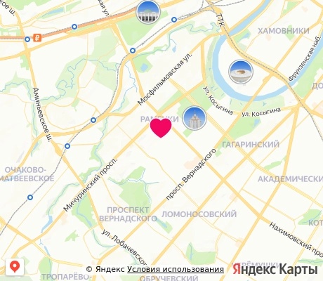 На карте