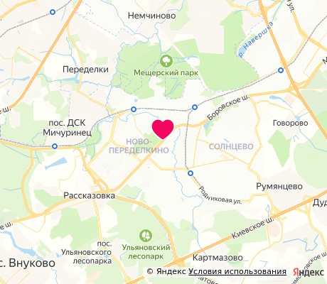 На карте